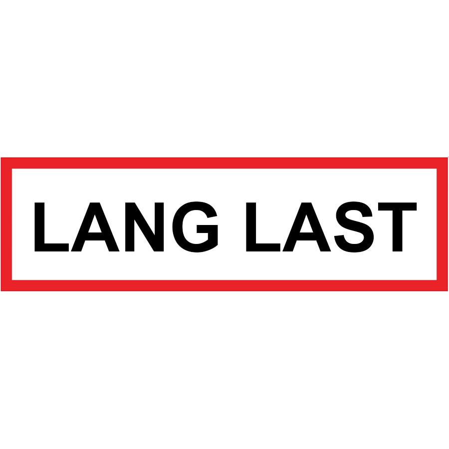 Skilt - Lang Last